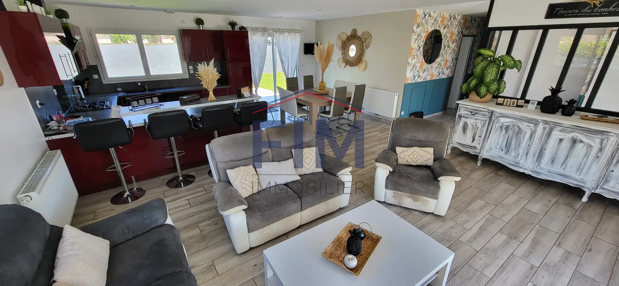 Villa moderne avec 4 chambres et jardin à St Nicolas d'Aliermont 