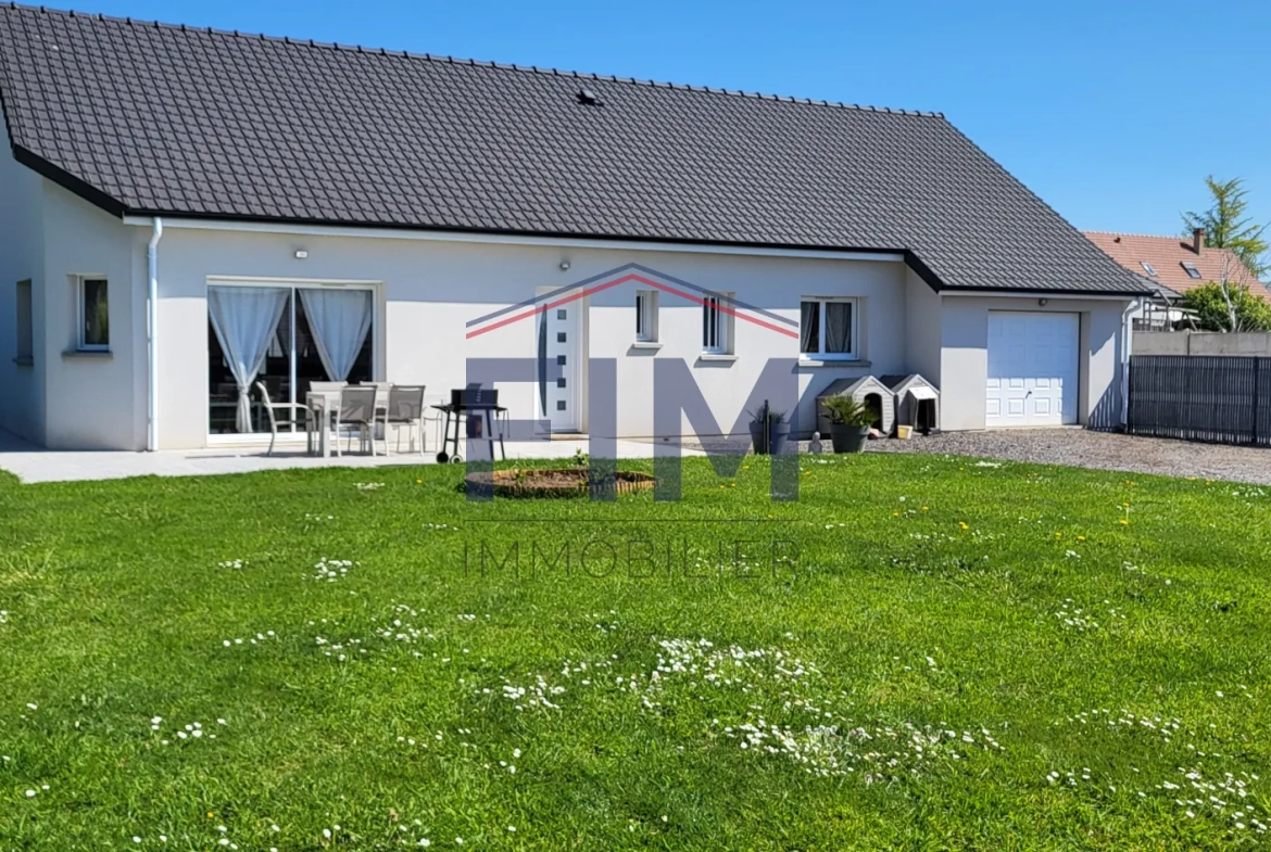 Villa moderne avec 4 chambres et jardin à St Nicolas d'Aliermont 