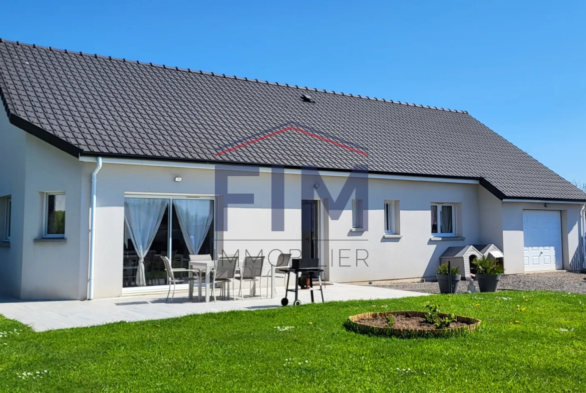 Villa moderne avec 4 chambres et jardin à St Nicolas d'Aliermont 
