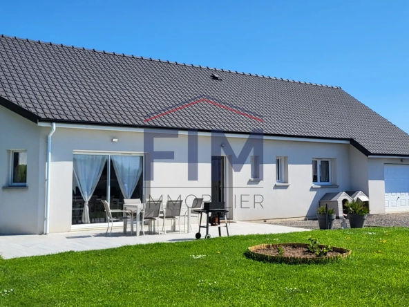Villa moderne avec 4 chambres et jardin à St Nicolas d'Aliermont 