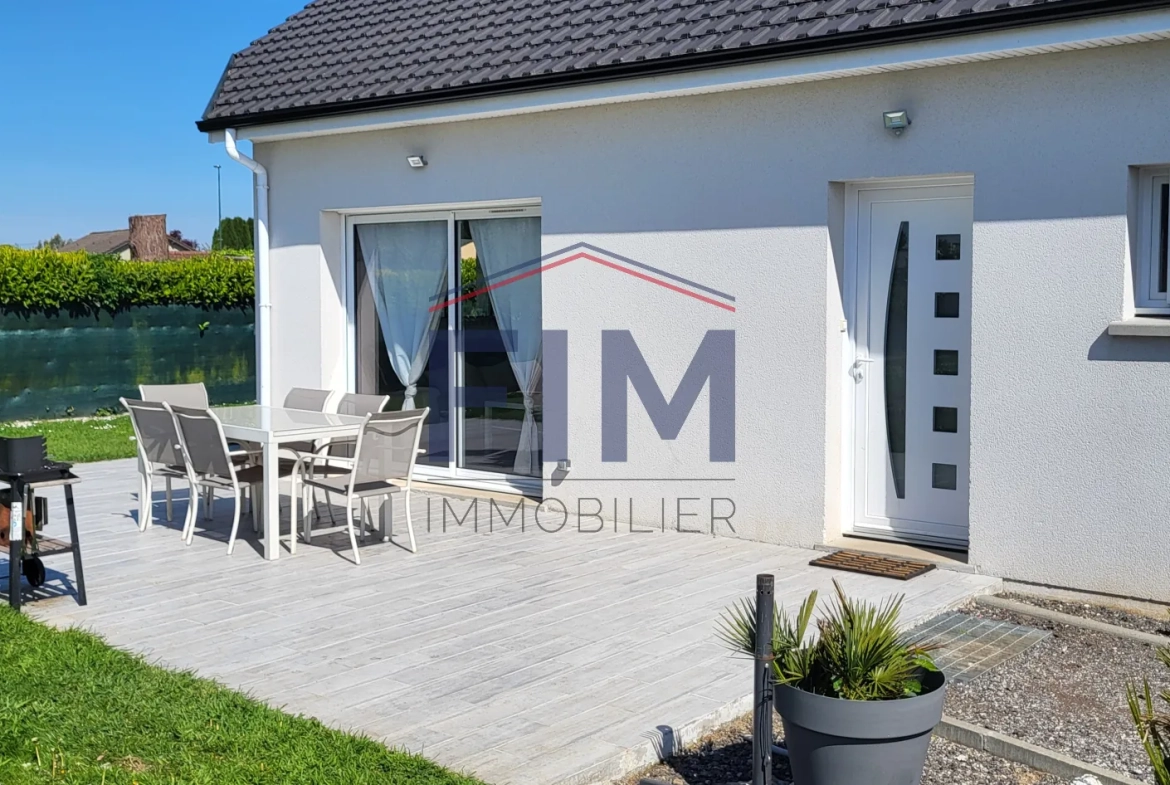 Villa moderne avec 4 chambres et jardin à St Nicolas d'Aliermont 