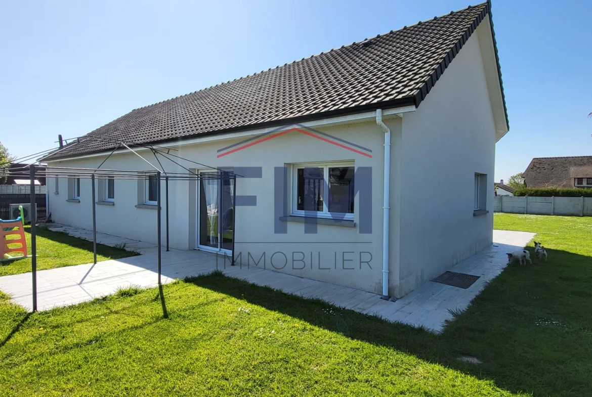 Villa moderne avec 4 chambres et jardin à St Nicolas d'Aliermont 