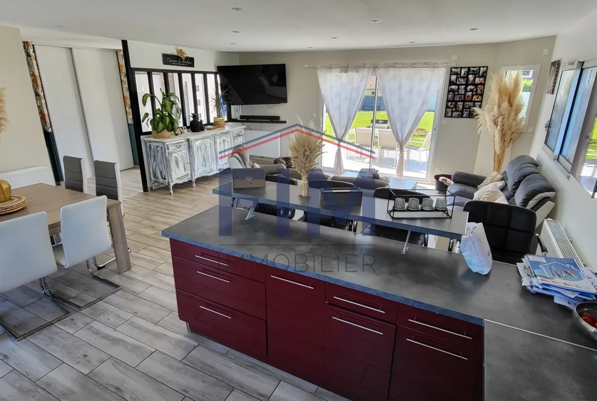 Villa moderne avec 4 chambres et jardin à St Nicolas d'Aliermont 
