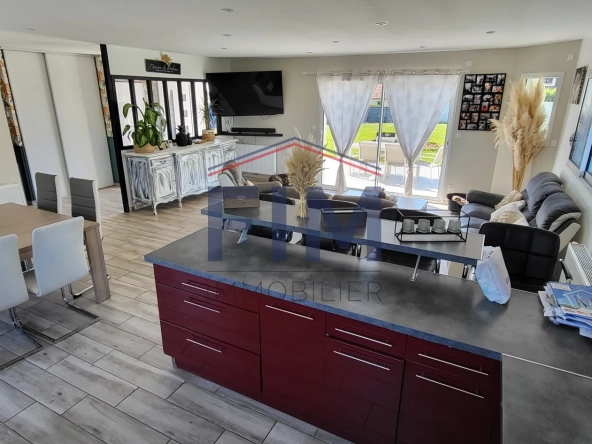 Villa moderne avec 4 chambres et jardin à St Nicolas d'Aliermont 