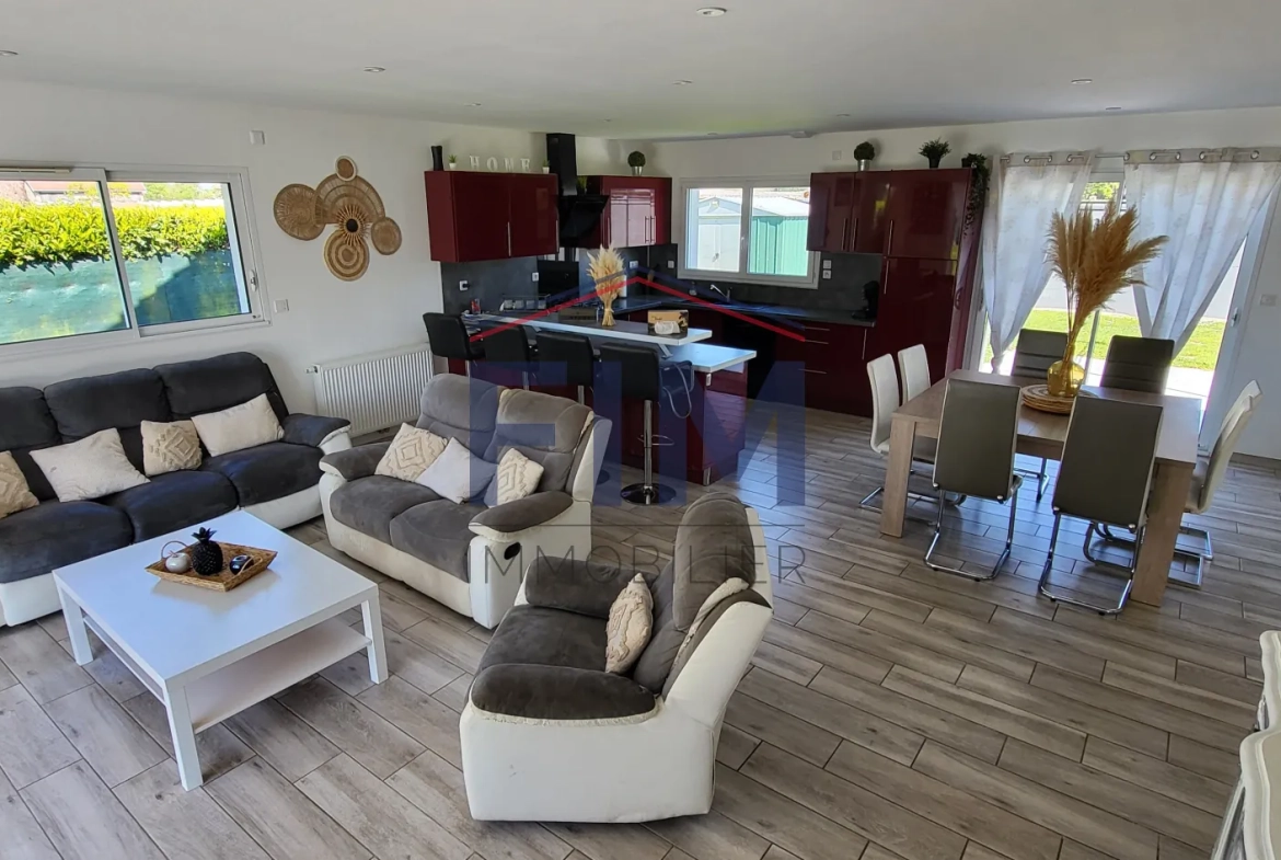 Villa moderne avec 4 chambres et jardin à St Nicolas d'Aliermont 