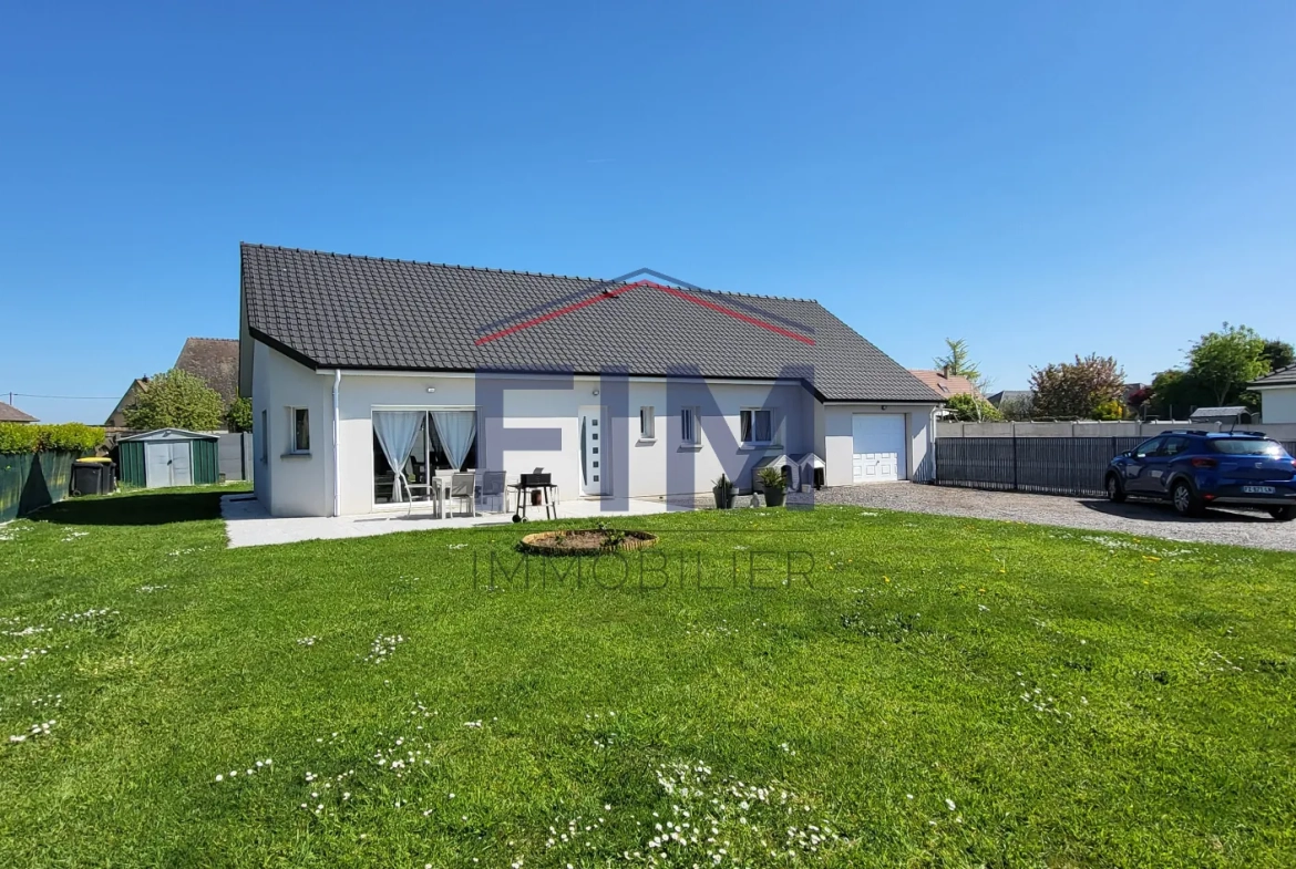Villa moderne avec 4 chambres et jardin à St Nicolas d'Aliermont 