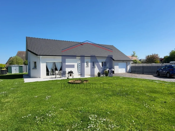 Villa moderne avec 4 chambres et jardin à St Nicolas d'Aliermont 