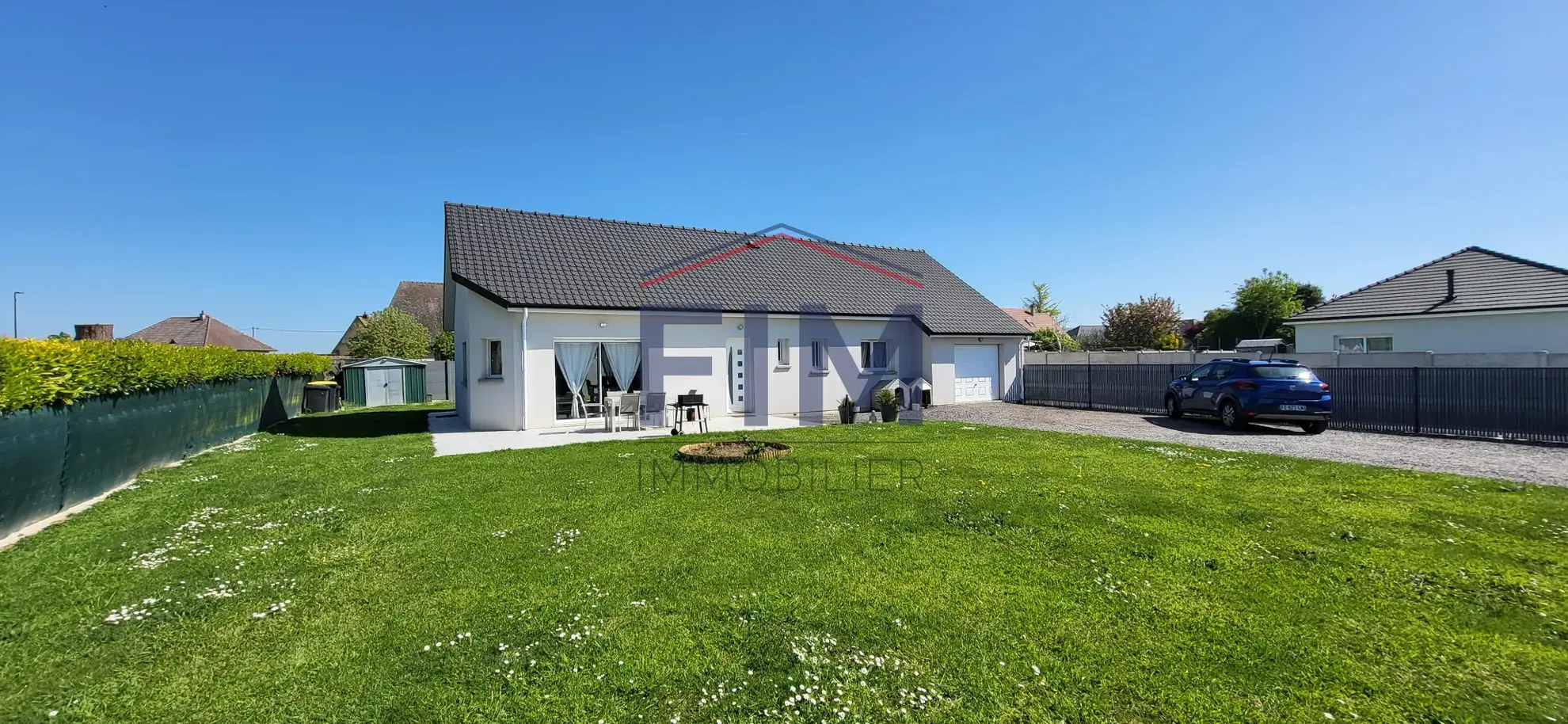 Villa moderne avec 4 chambres et jardin à St Nicolas d'Aliermont 