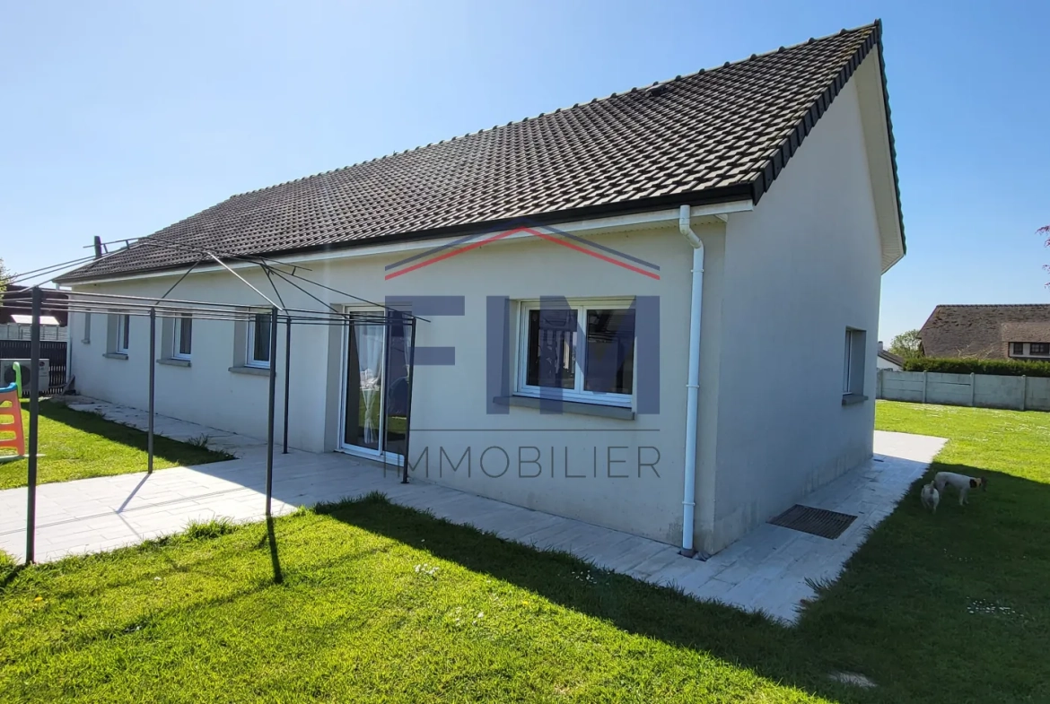 Villa moderne avec 4 chambres et jardin à St Nicolas d'Aliermont 