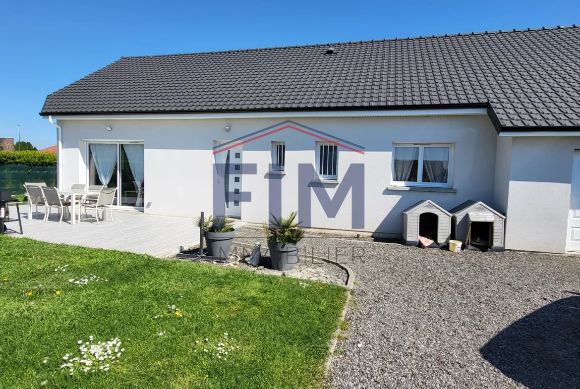 Villa moderne avec 4 chambres et jardin à St Nicolas d'Aliermont 