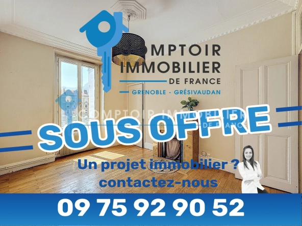 À vendre T2 lumineux de 50m² à Grenoble Championnet, idéal pour résidence ou investissement