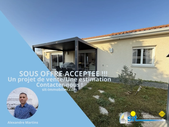 Villa moderne de plain-pied à Reventin-Vaugris avec terrasse et domotique