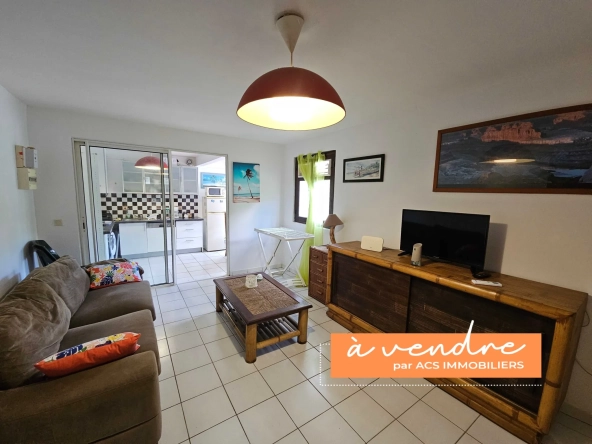 Appartement F2 climatisé et meublé au Diamant - Bon investissement