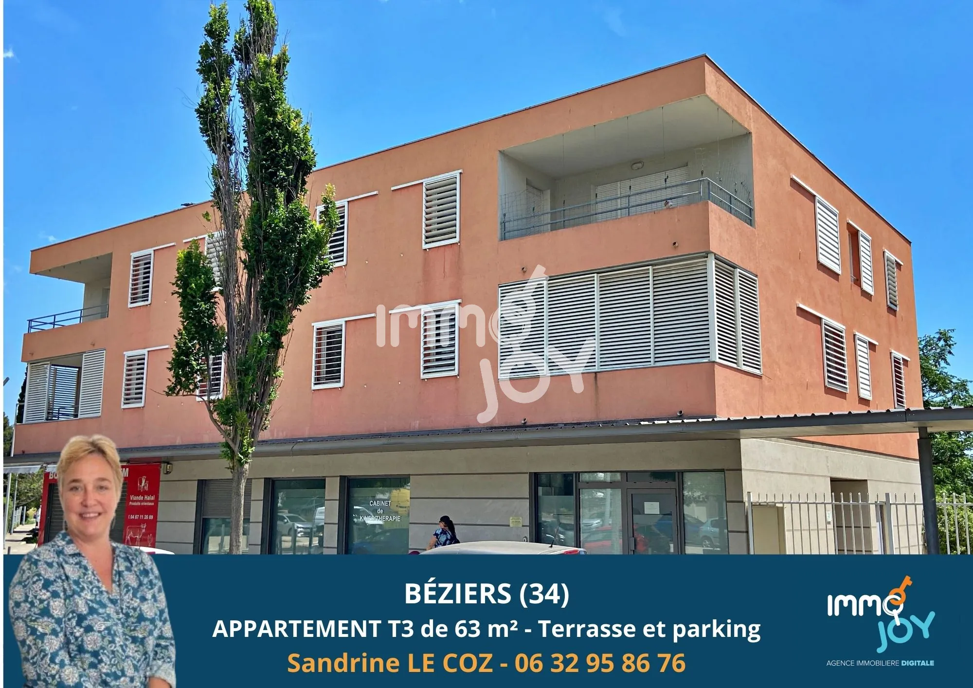 Appartement T3 en Vente à Béziers avec Terrasse et Parking 