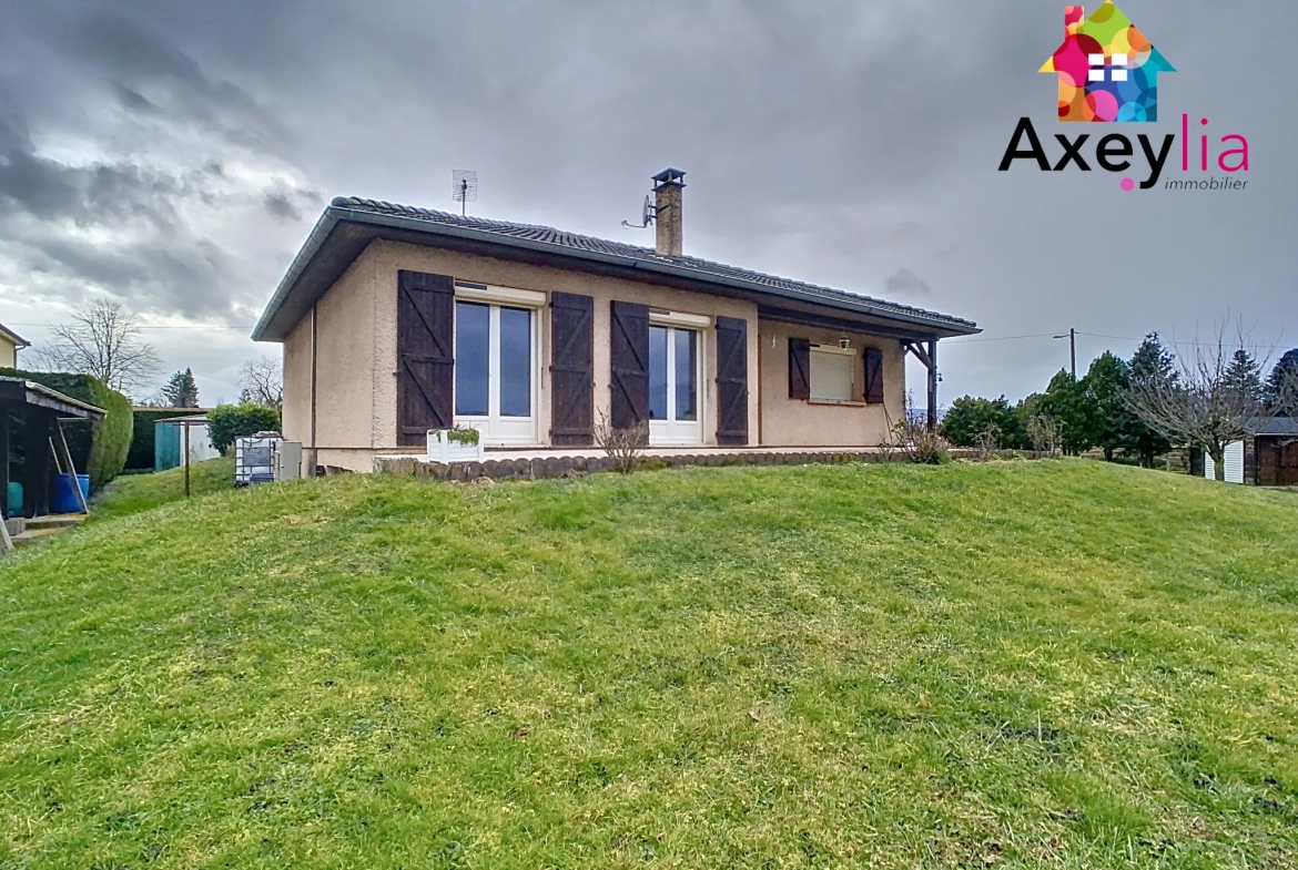 Belle maison avec 3 chambres, garage et terrain constructible à Saint-Romain-la-Motte 