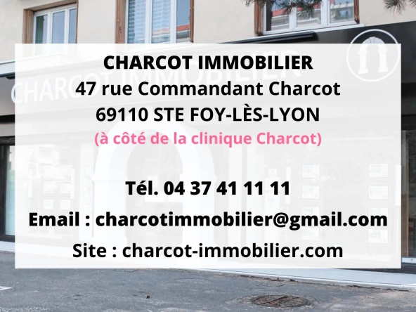 Appartement 3 pièces avec cave, garage et vue dégagée à Sainte-Foy-lès-Lyon 