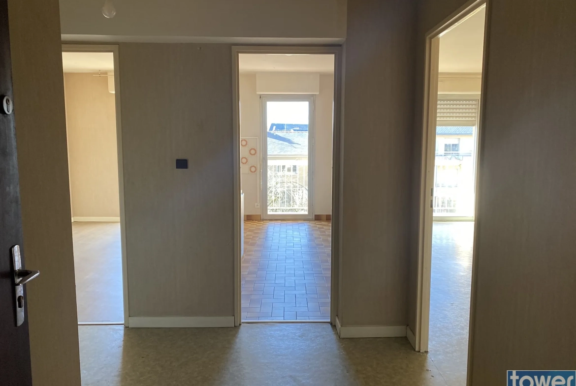 Appartement 2 pièces à Rodez - 47 m² avec balcon, cave et parking 