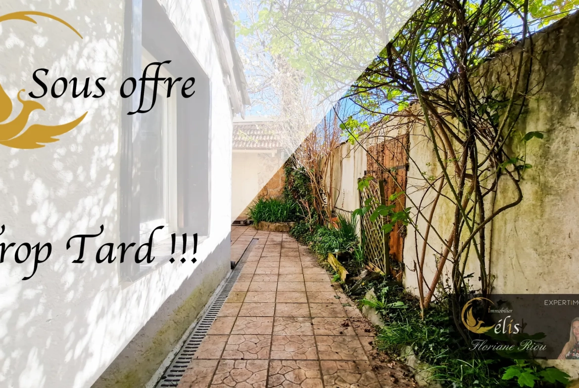 Maison de ville avec jardin à Bourgoin-Jallieu - Charmante et atypique 