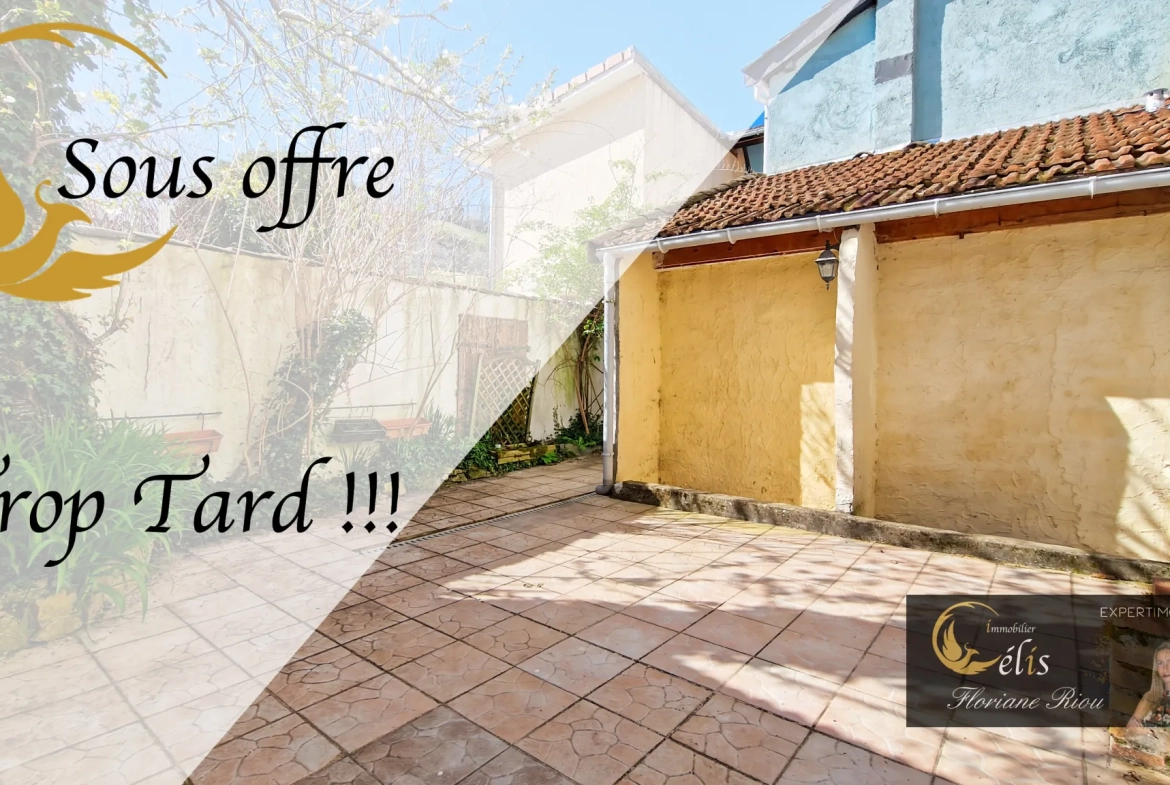 Maison de ville avec jardin à Bourgoin-Jallieu - Charmante et atypique 