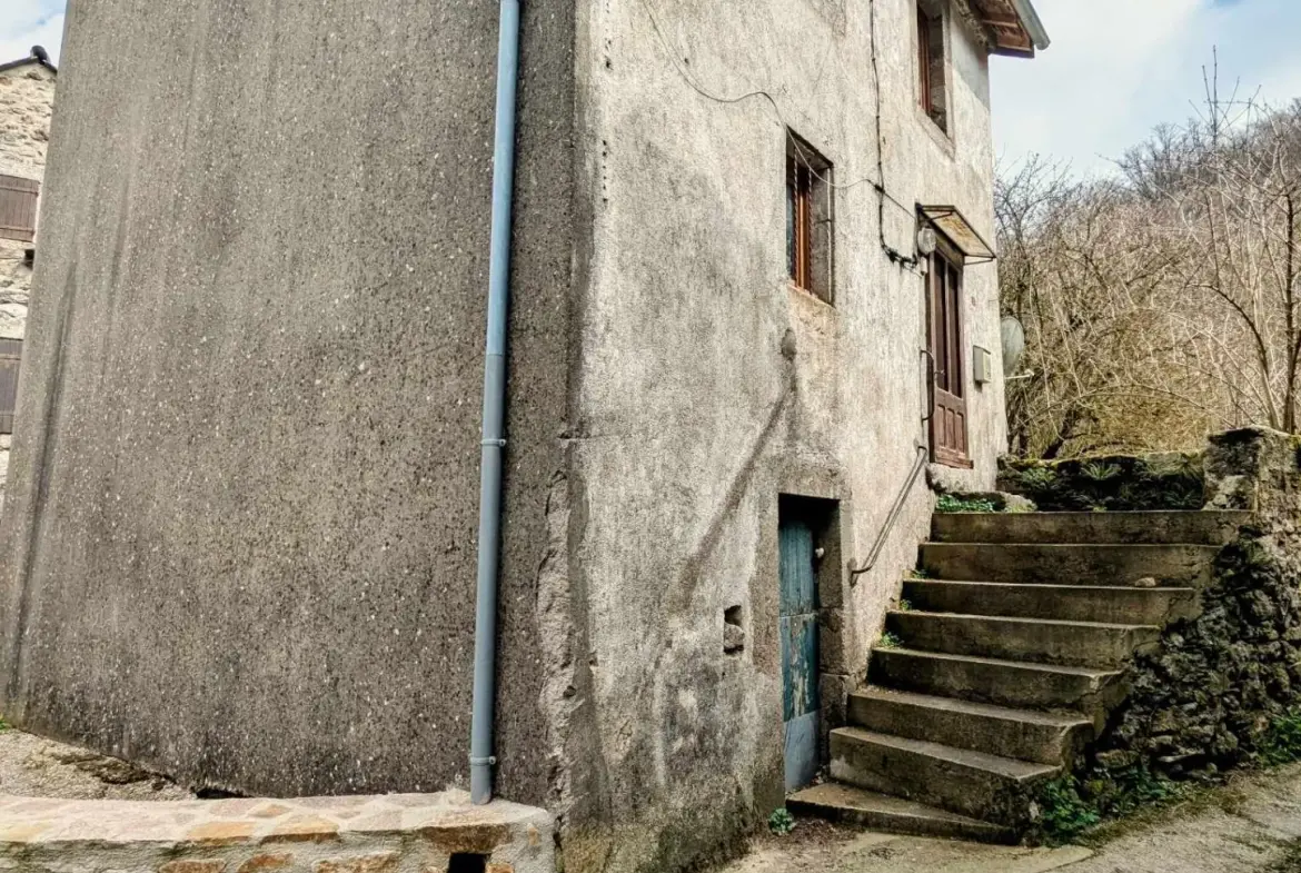 Maison de village à Cambons-et-Salvergues, proche nature, à petit prix 