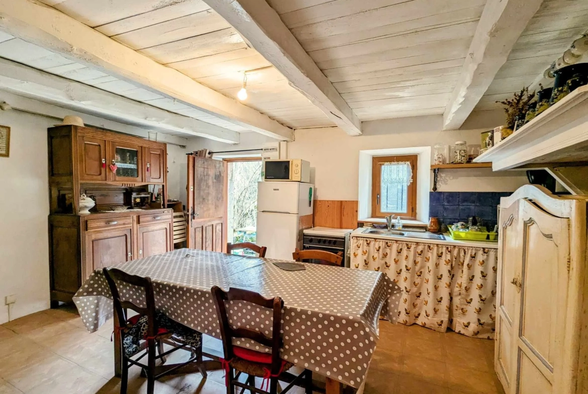 Maison de village à Cambons-et-Salvergues, proche nature, à petit prix 