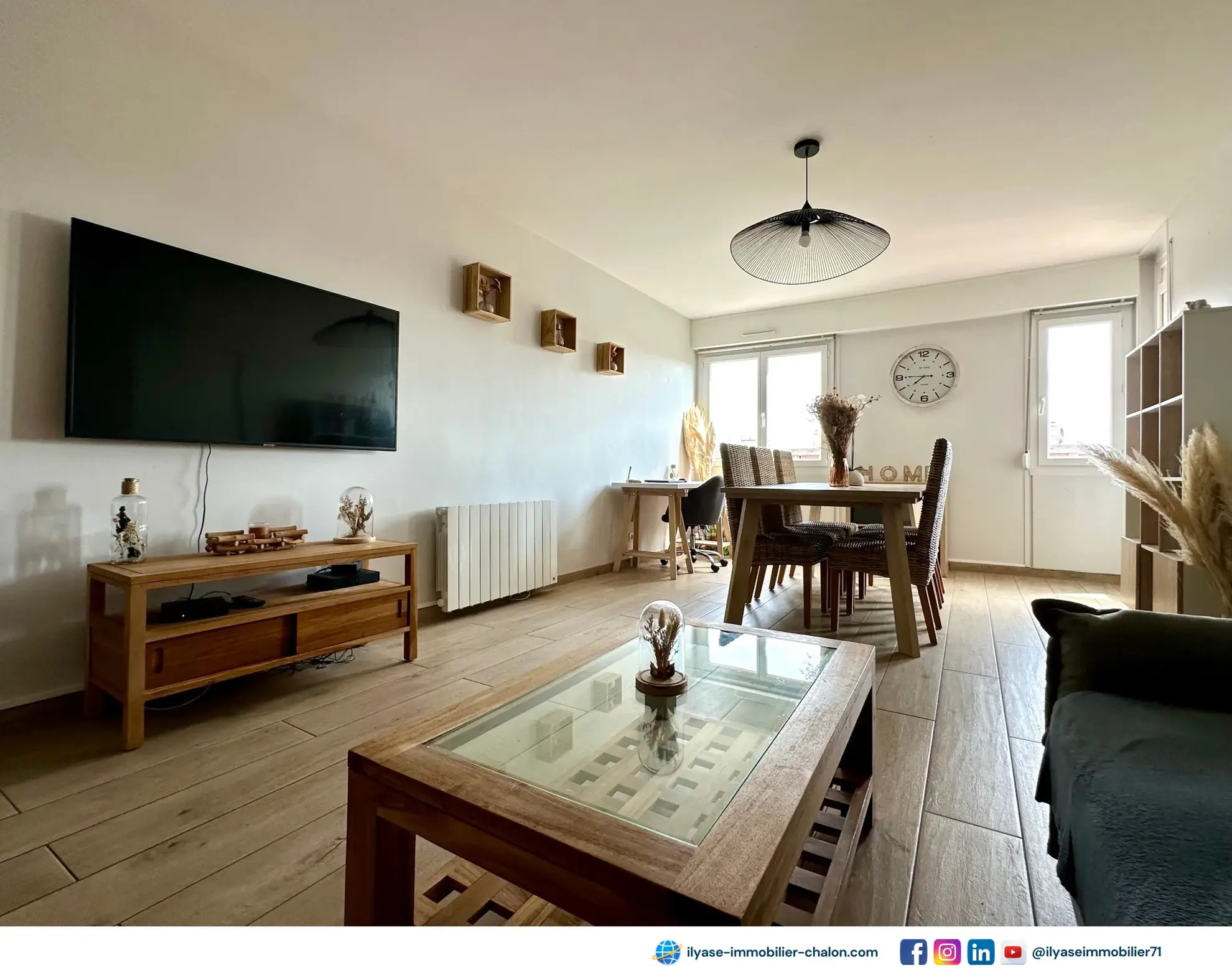 Appartement T4 lumineux de 78 m² avec deux balcons et stationnement à Chalon-sur-Saône 