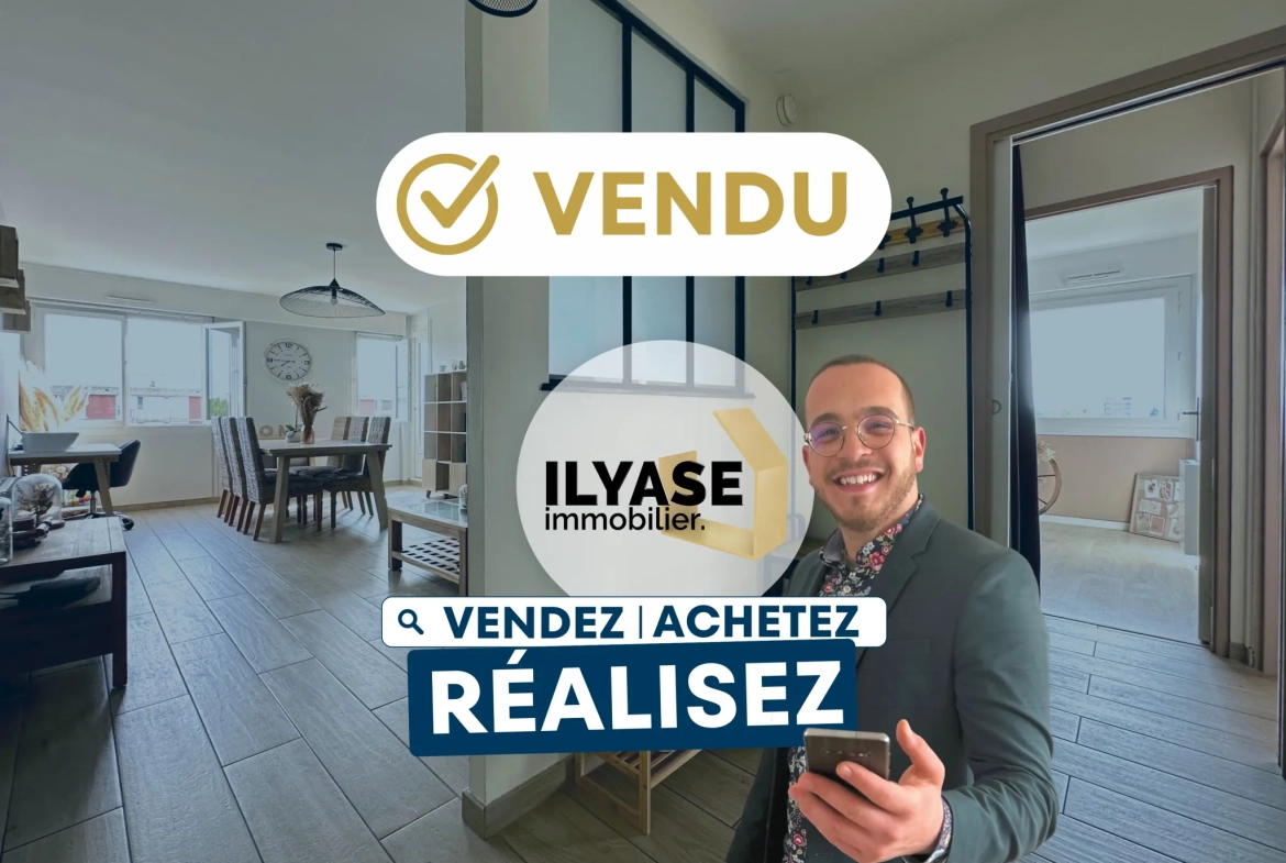 Appartement T4 lumineux de 78 m² avec deux balcons et stationnement à Chalon-sur-Saône 