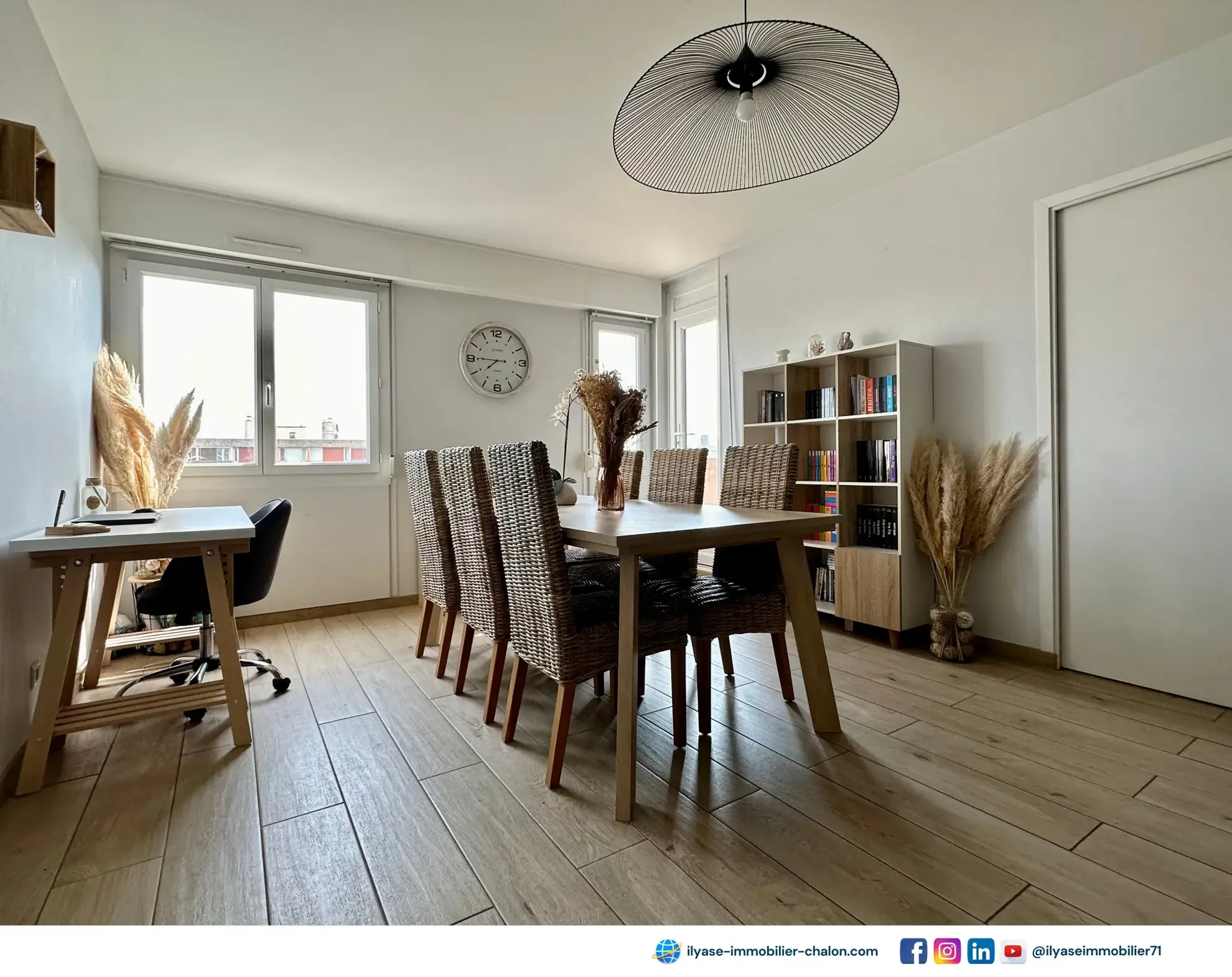 Appartement T4 lumineux de 78 m² avec deux balcons et stationnement à Chalon-sur-Saône 
