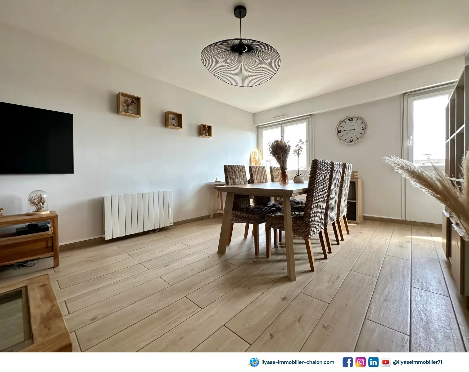 Appartement T4 lumineux de 78 m² avec deux balcons et stationnement à Chalon-sur-Saône 