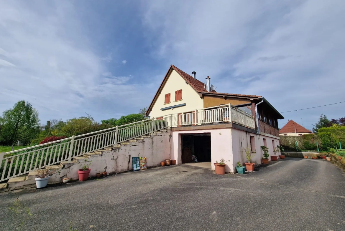 Maison individuelle avec dépendance et grand terrain à Chavannes sur l'étang 