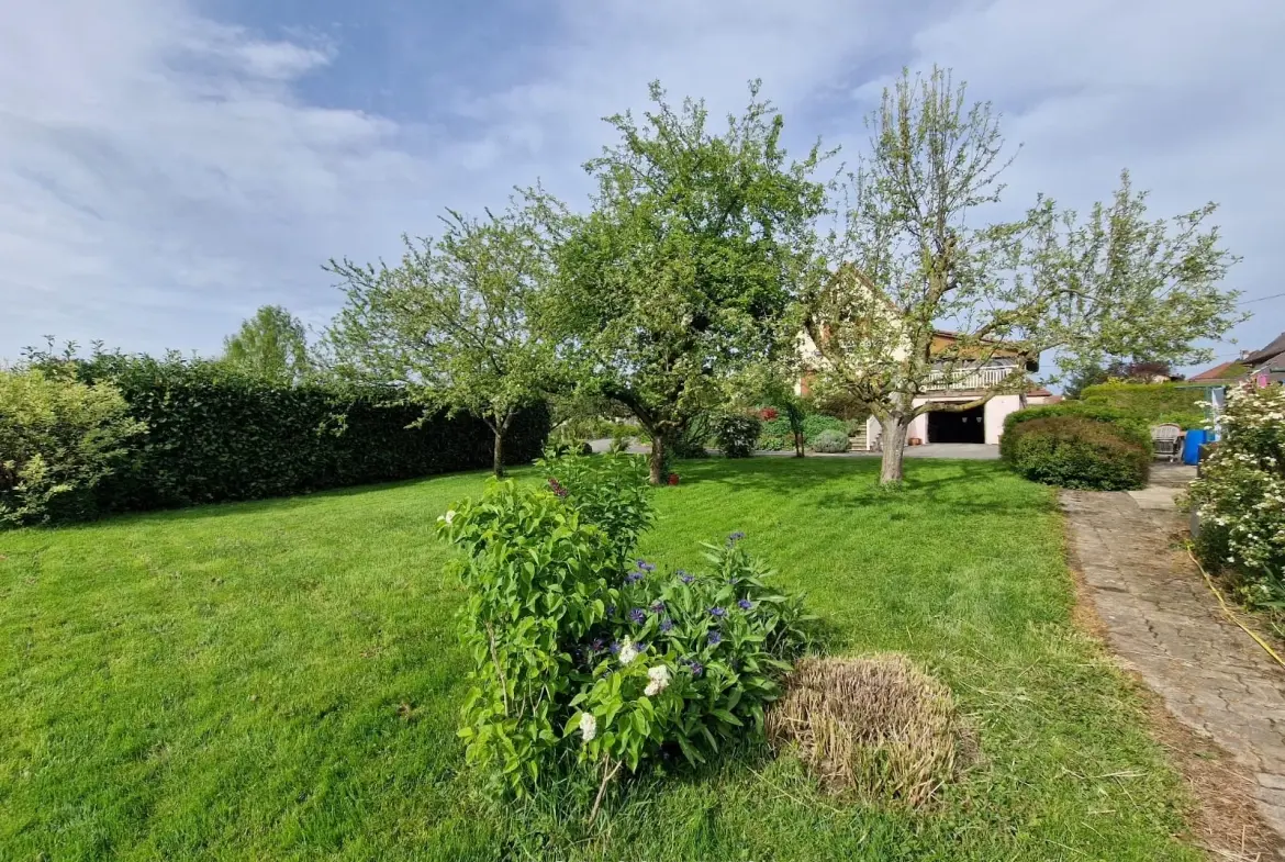 Maison individuelle avec dépendance et grand terrain à Chavannes sur l'étang 