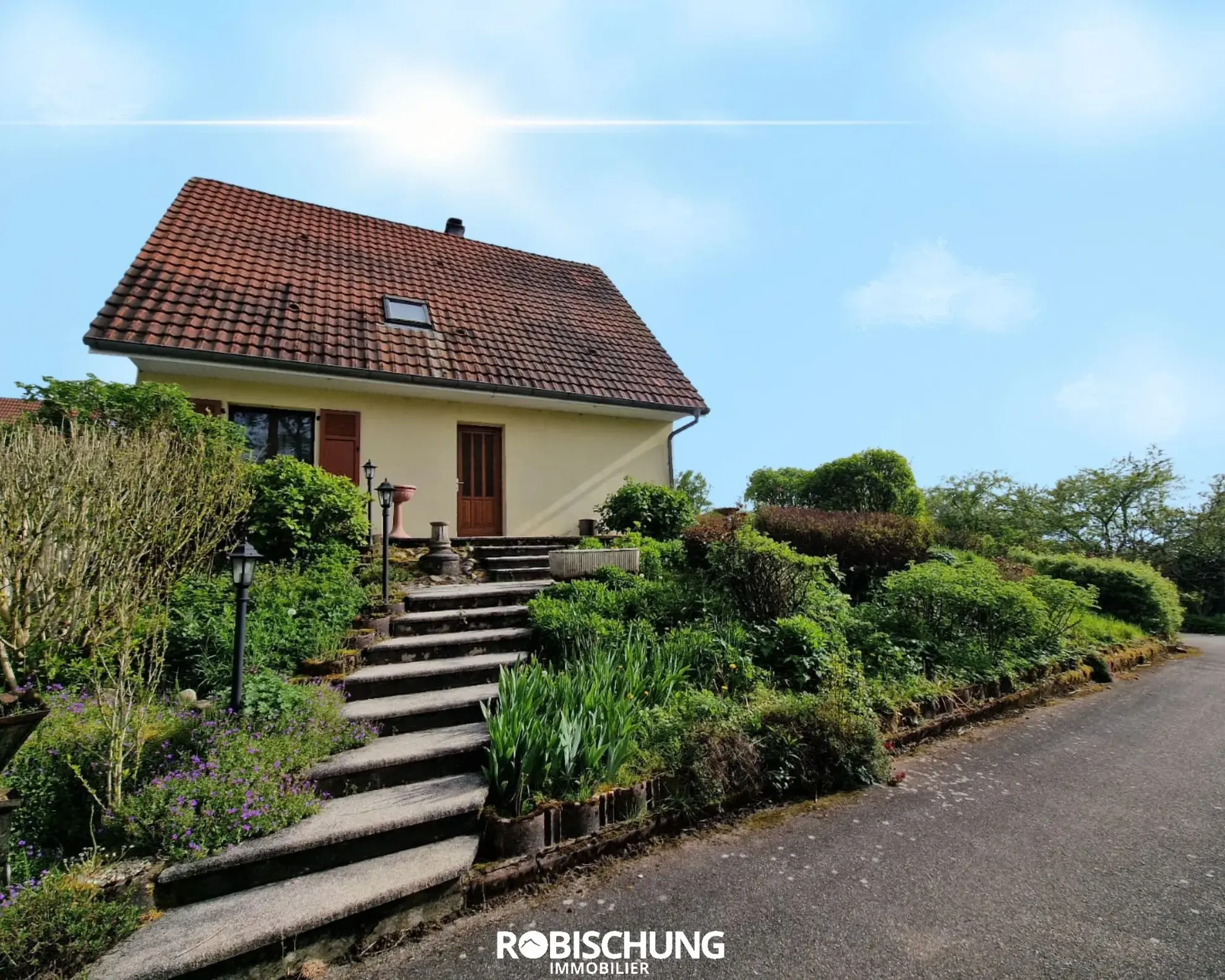 Maison individuelle avec dépendance et grand terrain à Chavannes sur l'étang 