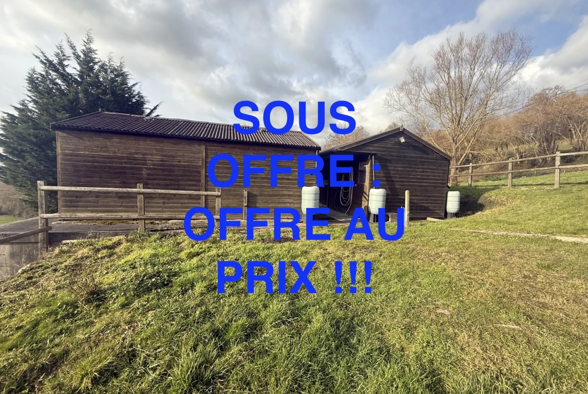 Superbe terrain de 25 000 m² avec boxes, vue imprenable et environnement paisible à L'Oudon 