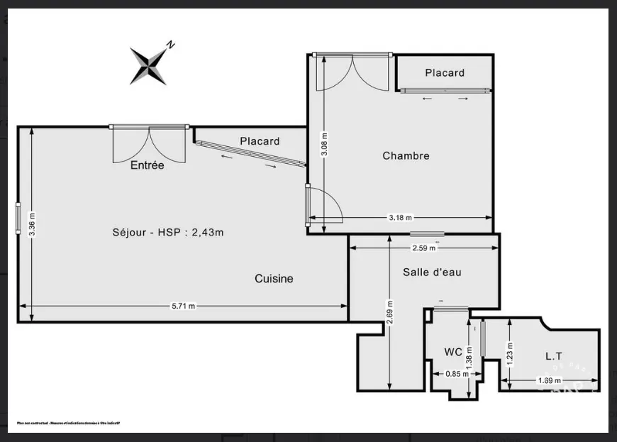 Appartement 2 pièces avec jardin privé à Houdan, calme et rénové 