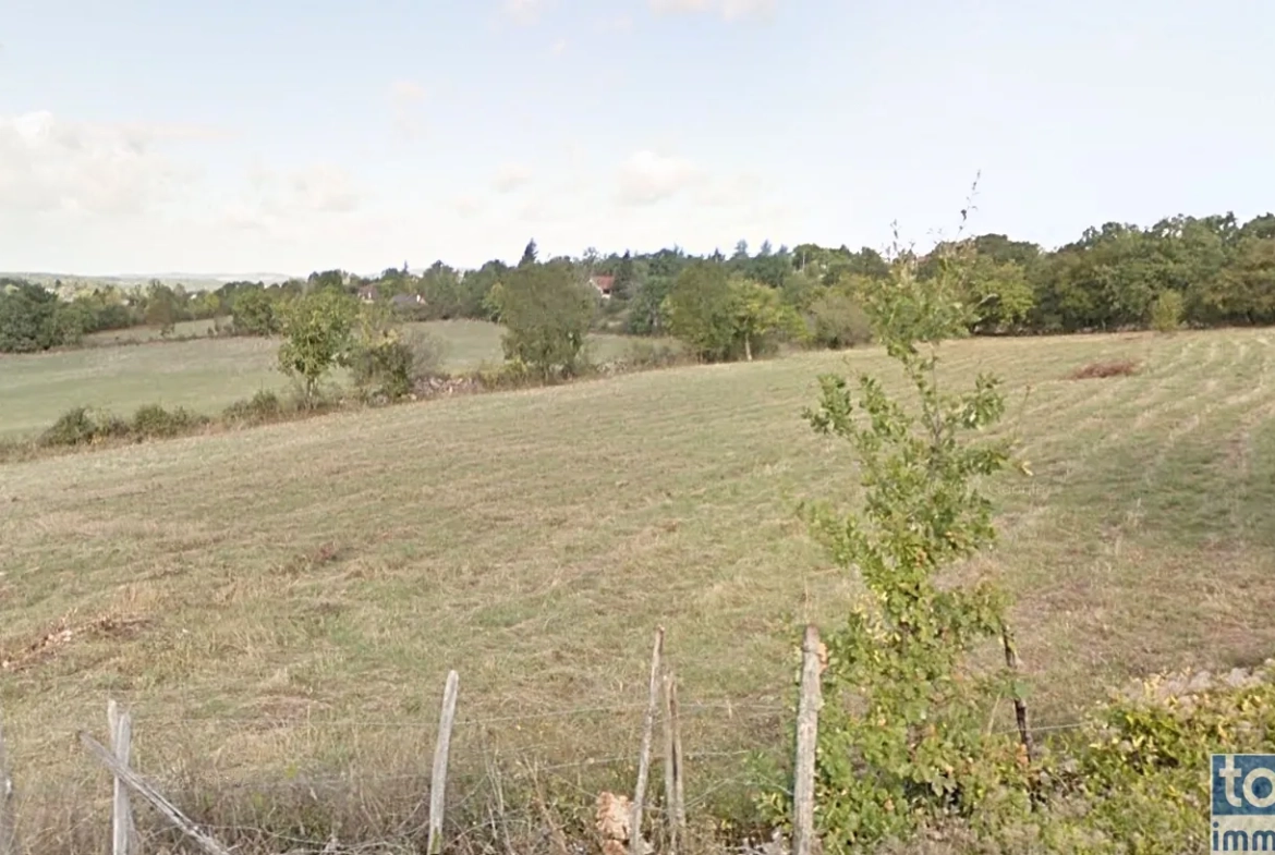Joli terrain constructible de 4444 m² à Montsales en campagne 