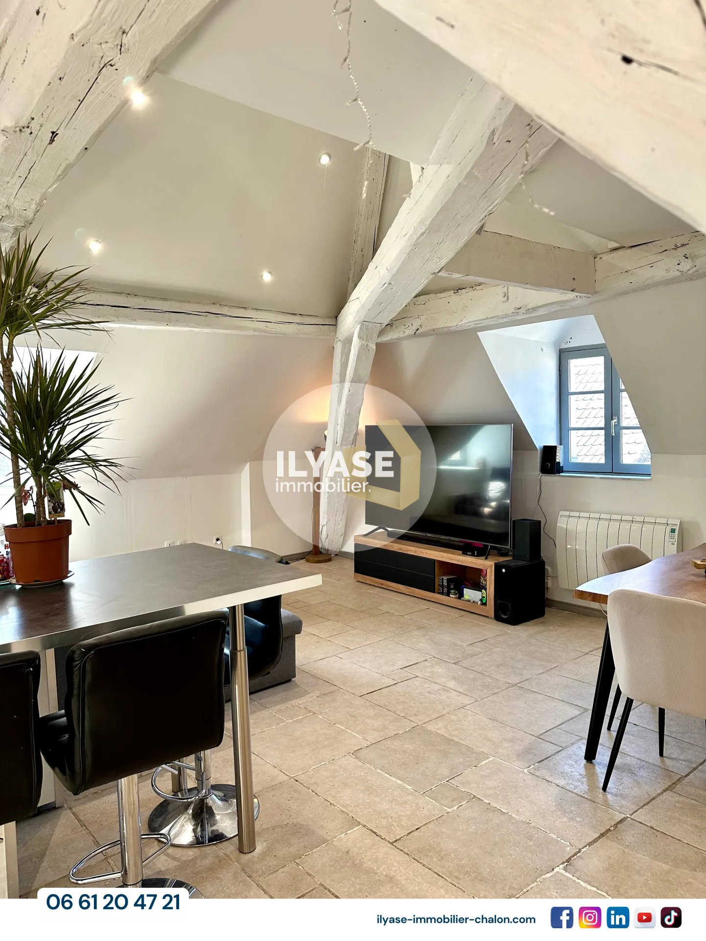 Charmant appartement duplex de 77 m2 au cœur de Chalon-sur-Saône 