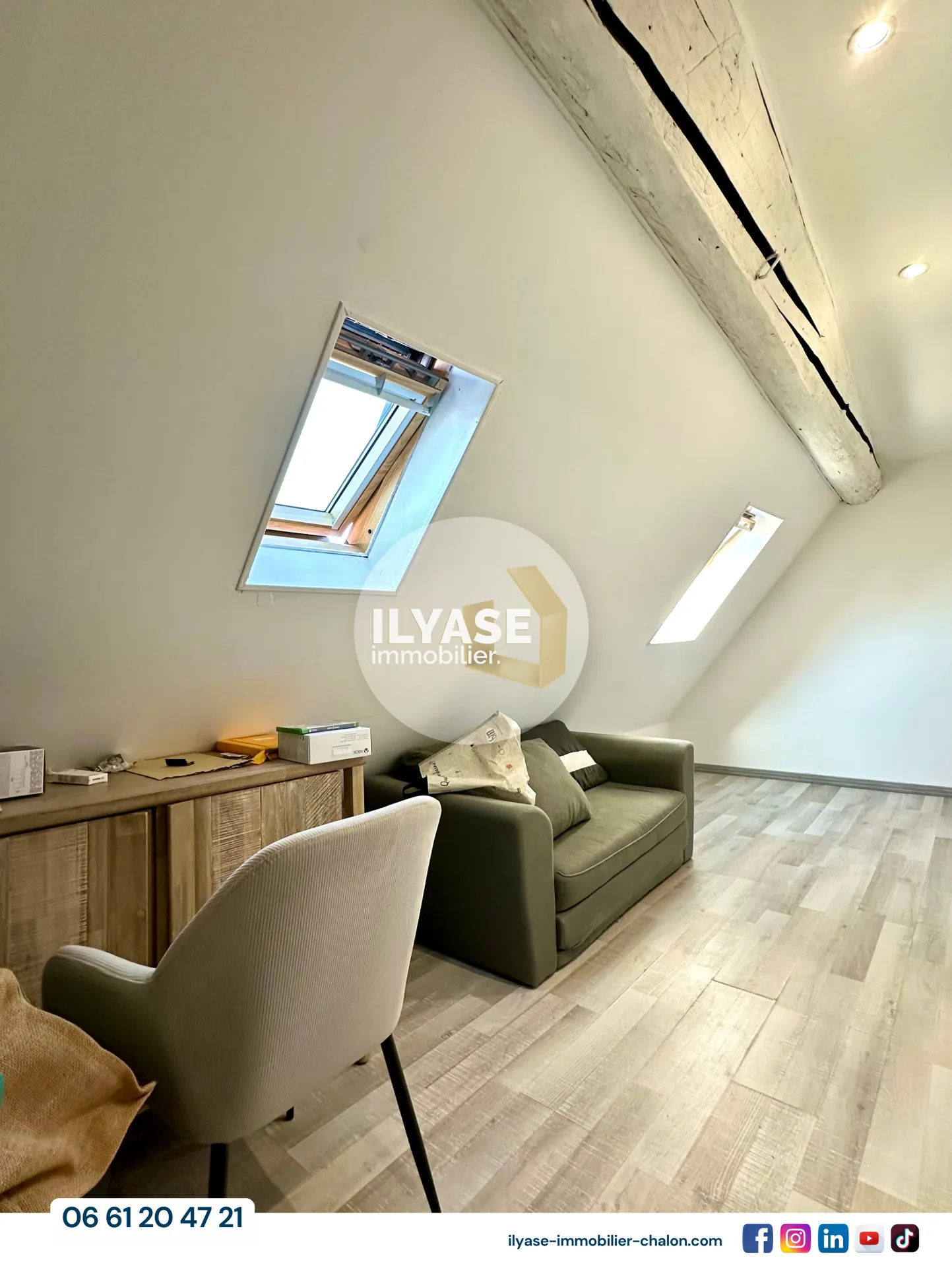 Charmant appartement duplex de 77 m2 au cœur de Chalon-sur-Saône 