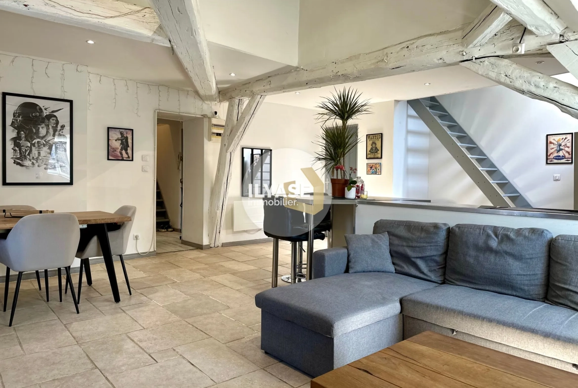 Charmant appartement duplex de 77 m2 au cœur de Chalon-sur-Saône 