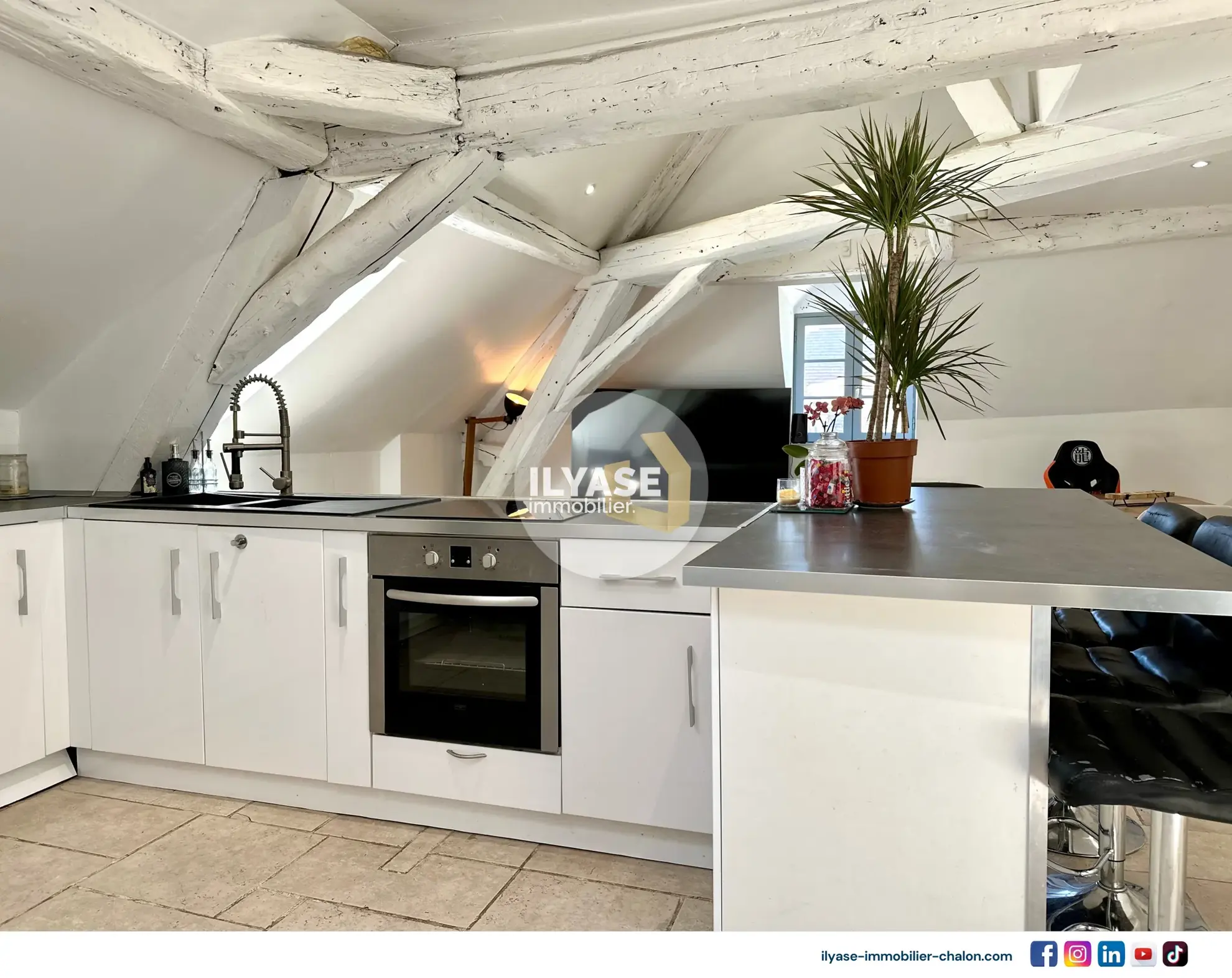 Charmant appartement duplex de 77 m2 au cœur de Chalon-sur-Saône 