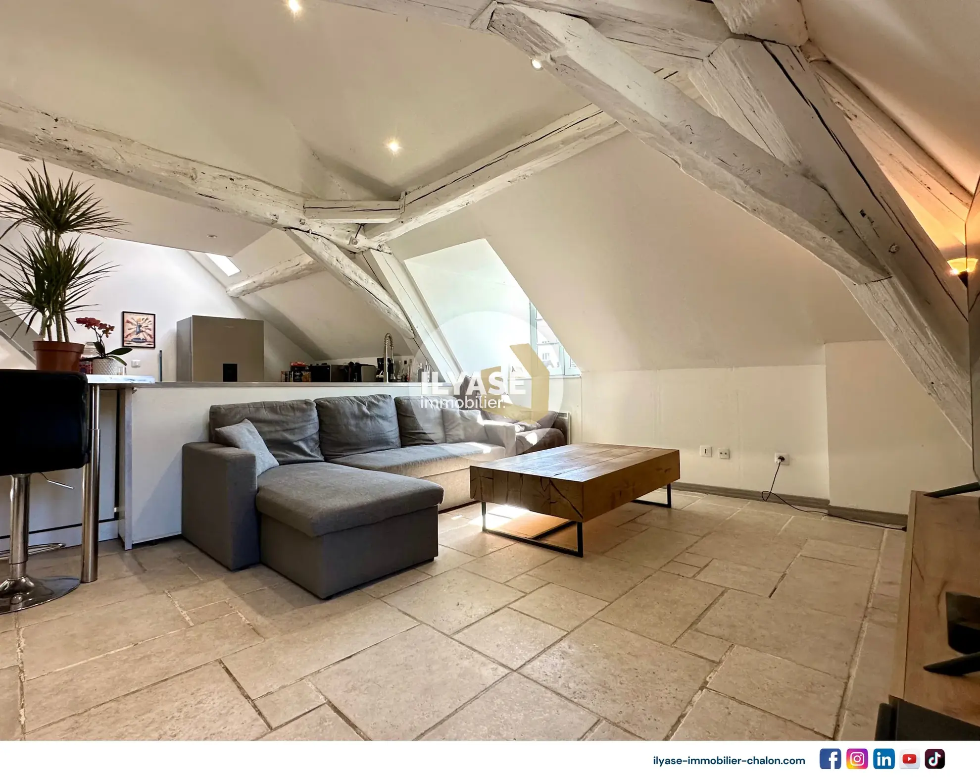 Charmant appartement duplex de 77 m2 au cœur de Chalon-sur-Saône 