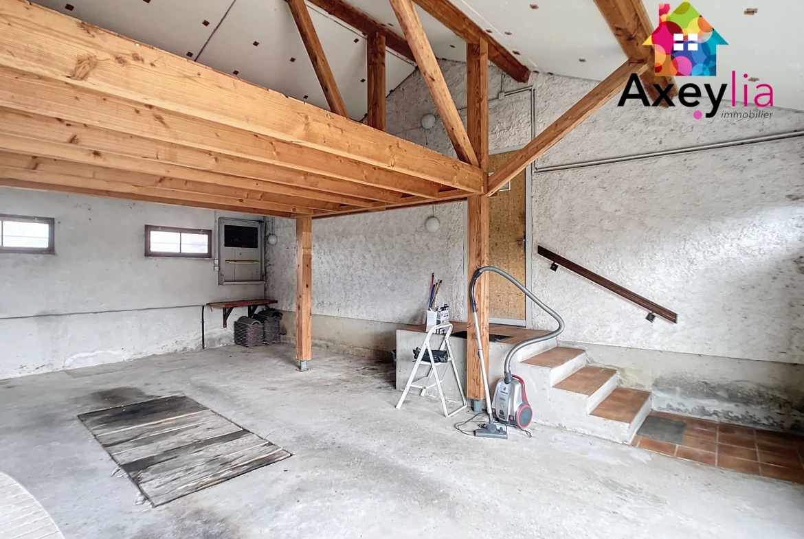 Maison de plain-pied à vendre à Briennon avec garage et jardin 