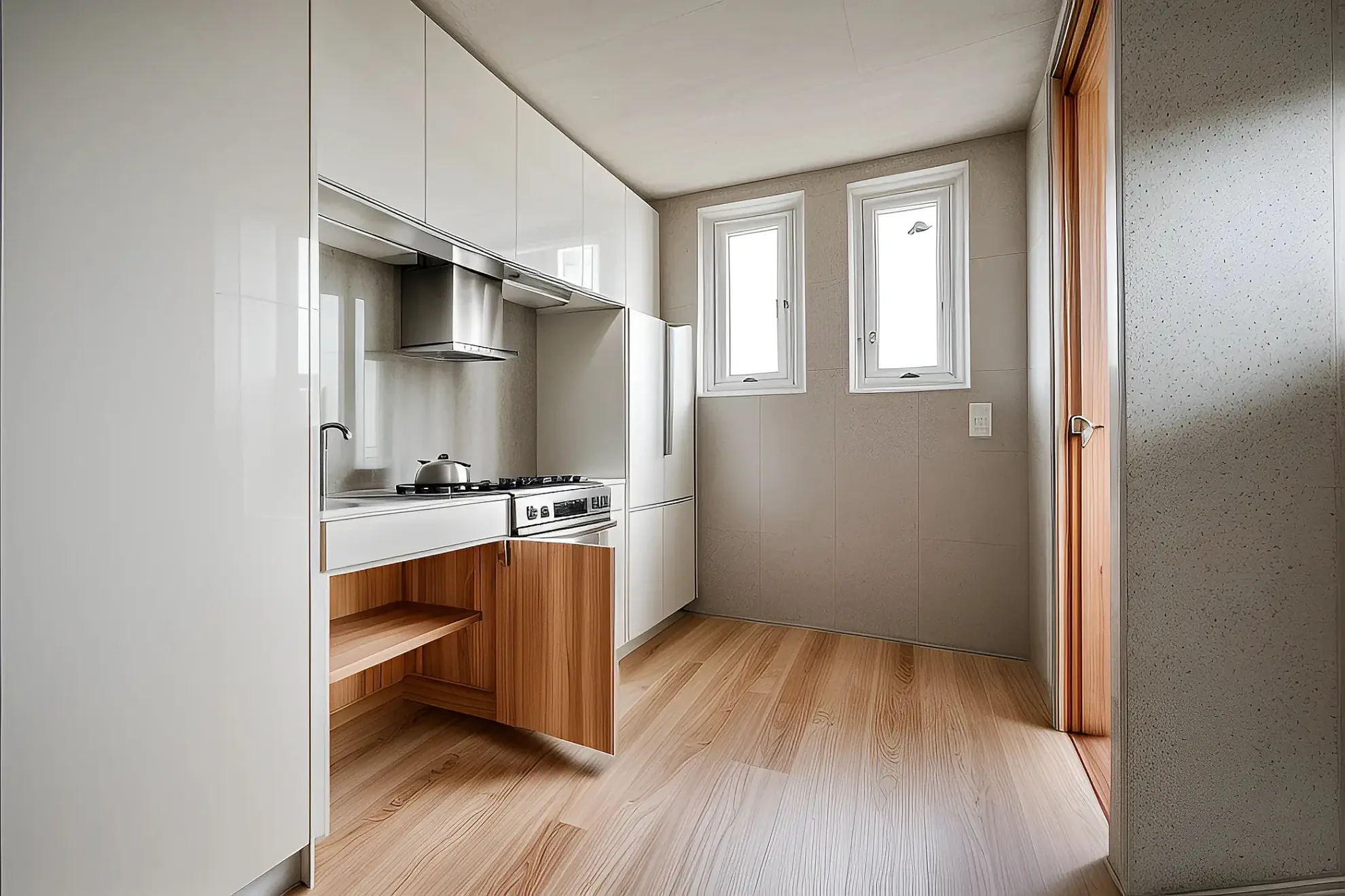 Appartement T4 à Montpelier avec 2 chambres, balcon, cave en dernier étage 