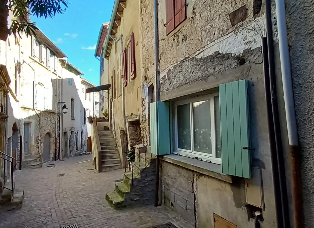 Maison de village en pierre avec terrasse à Saint Gervais sur mare - Opportunité à saisir 