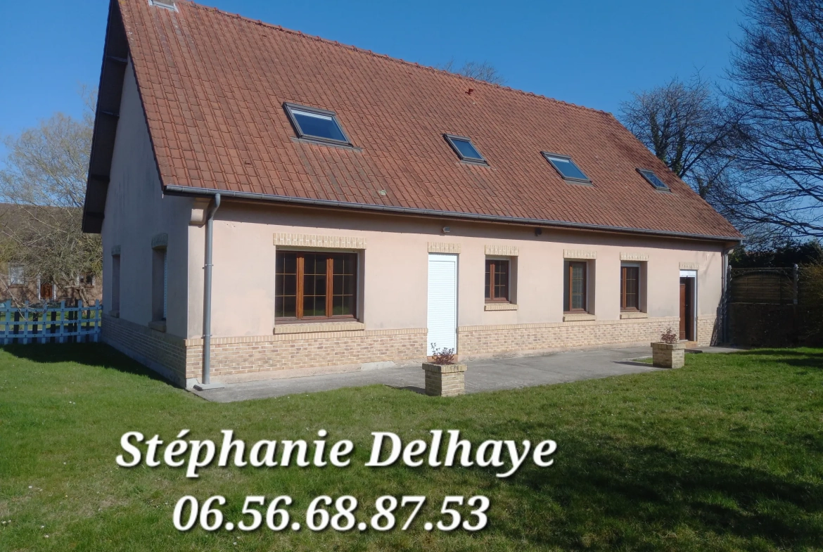 Maison indépendante de 160 m² à Desvres avec jardin plein sud 
