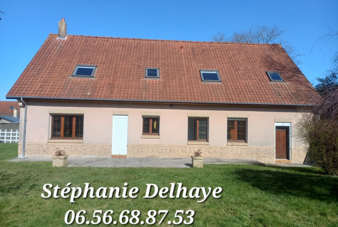 Maison indépendante de 160 m² à Desvres avec jardin plein sud 