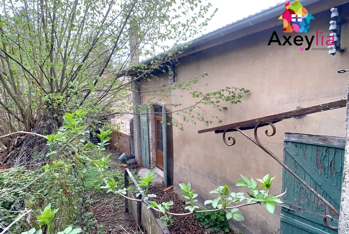 Maison en pierres à rénover au Crozet avec terrain de 3646 m² et dépendance 