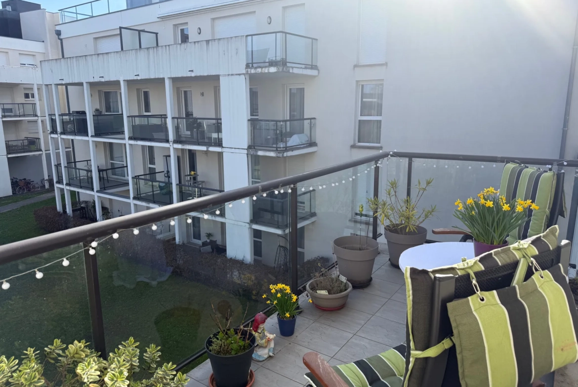 Achat appartement 2 pièces de 44,85 m² à Huningue, proche du Parc des Eaux Vives 