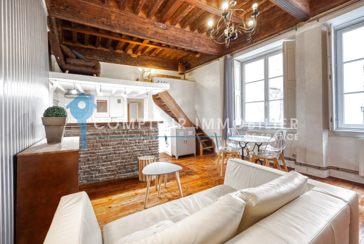 Appartement de prestige de 52 m² dans un hôtel Renaissance à Grenoble Notre-Dame 