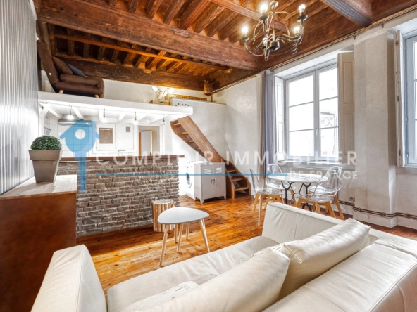 Appartement de prestige de 52 m² dans un hôtel Renaissance à Grenoble Notre-Dame 