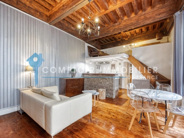 Appartement de prestige de 52 m² dans un hôtel Renaissance à Grenoble Notre-Dame 